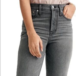 NWT Madewell the perfect vintage jean in grey